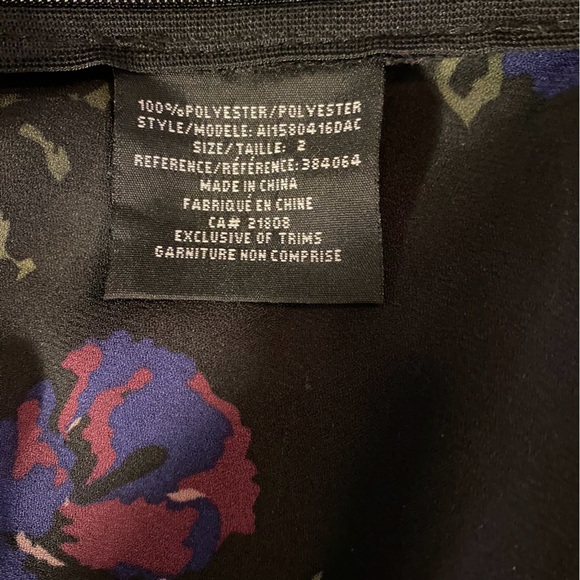 Jean Airoldi Black Floral Sleeveless Top - Picture 11 of 11